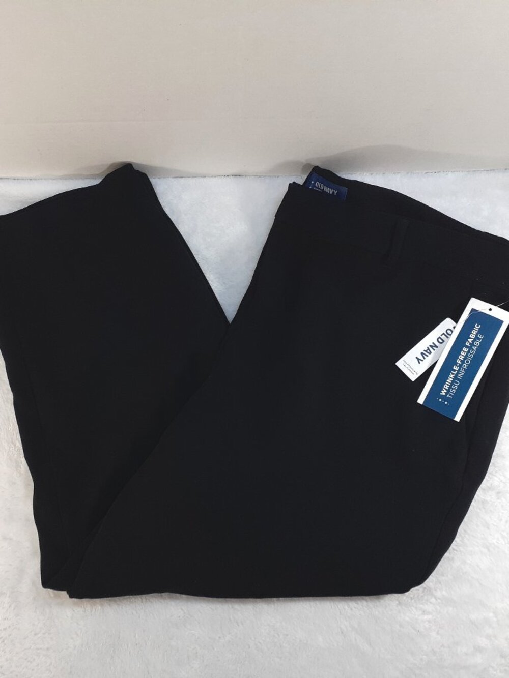 Old Navy Harper Pants Womens 18 Regular Black Mid Rise Stretch NWT